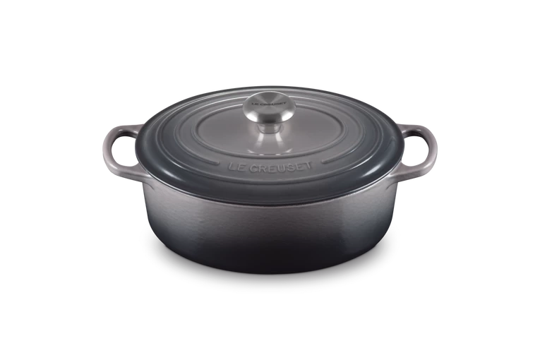 Le Creuset - brytfanna żeliwna emaliowana Signature 31 cm 6,3 l Flint