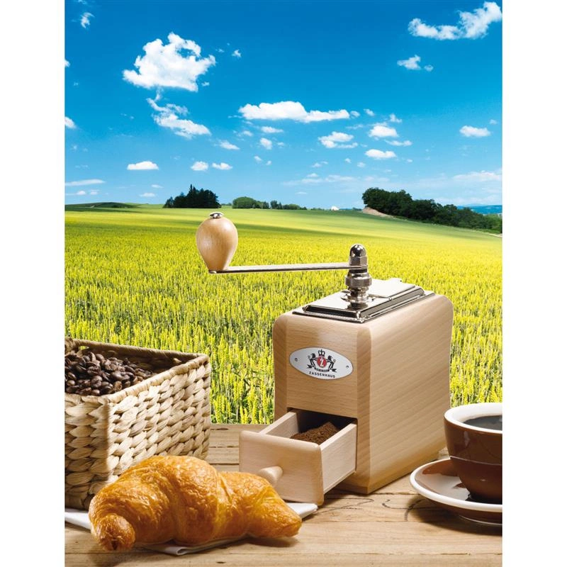 Zassenhaus - młynek do kawy, 9x14x20 cm, naturalny Santiago