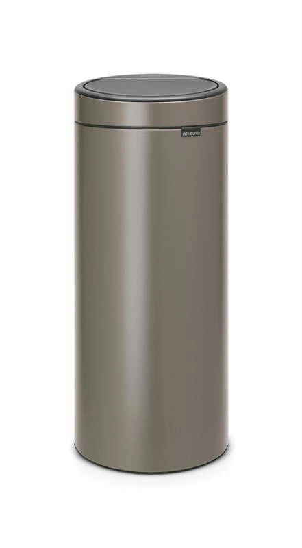 Brabantia - kosz na śmieci Touch Bin - 30 L, platynowy