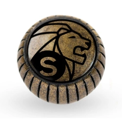 Peugeot - Nakrętka postarzana chrom do młynków - sól (S)