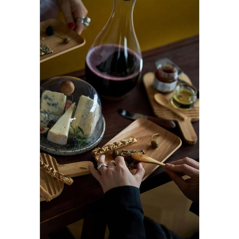 Sagaform - karafka do wina, szkło/korek, 2,0 l, śred. 14,5 x 35 cm Nature