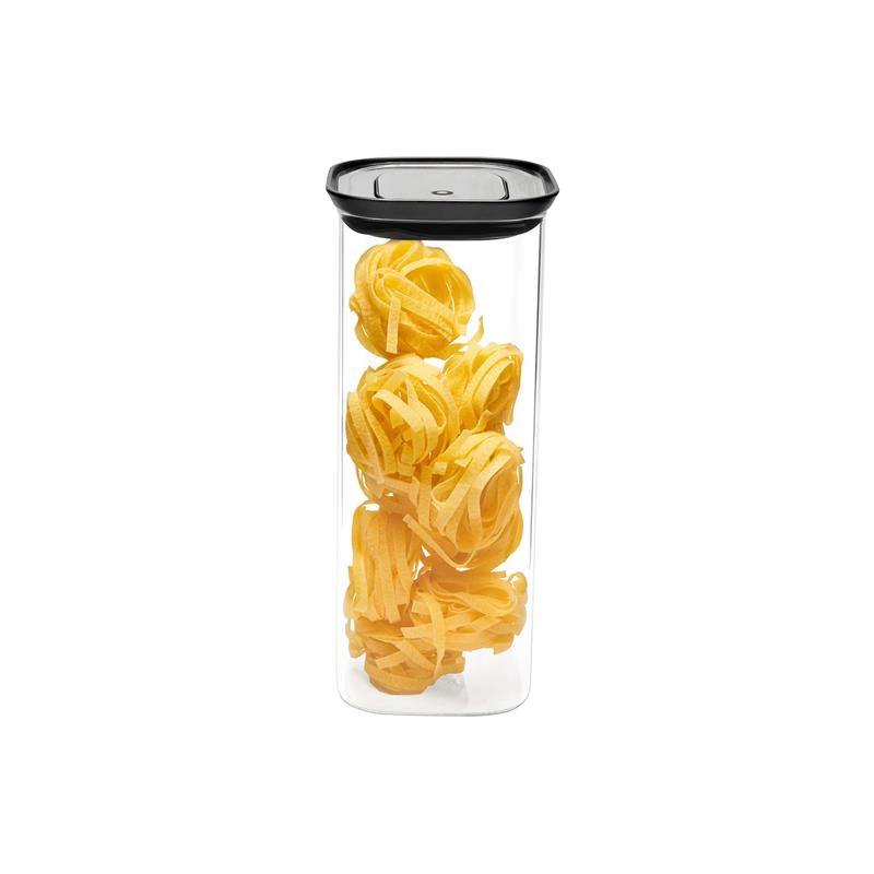 Lurch - pojemnik kuchenny, szkło borokrzemowe/stal nierdzewna, 1,9 l, 11 x 11 x 26 cm