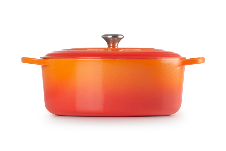 Le Creuset - brytfanna żeliwna emaliowana Signature 35 cm 8,9 l płomienna