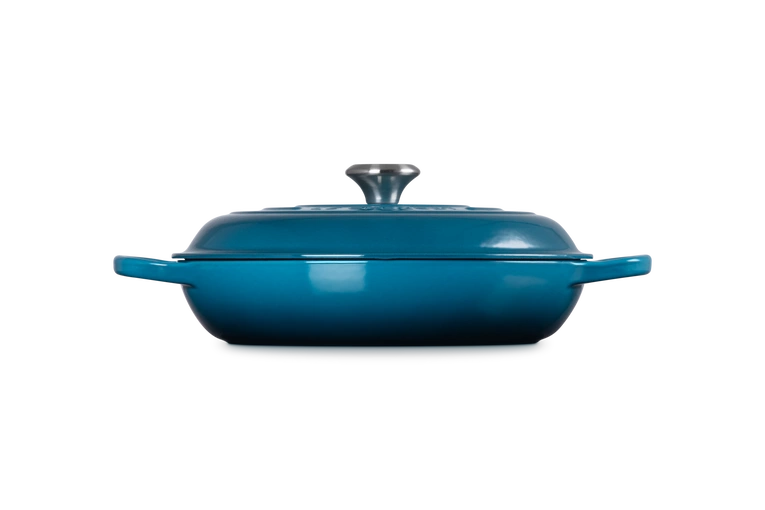 Le Creuset - garnek gourmet profesjonalny 30 cm 3,5 l deep teal