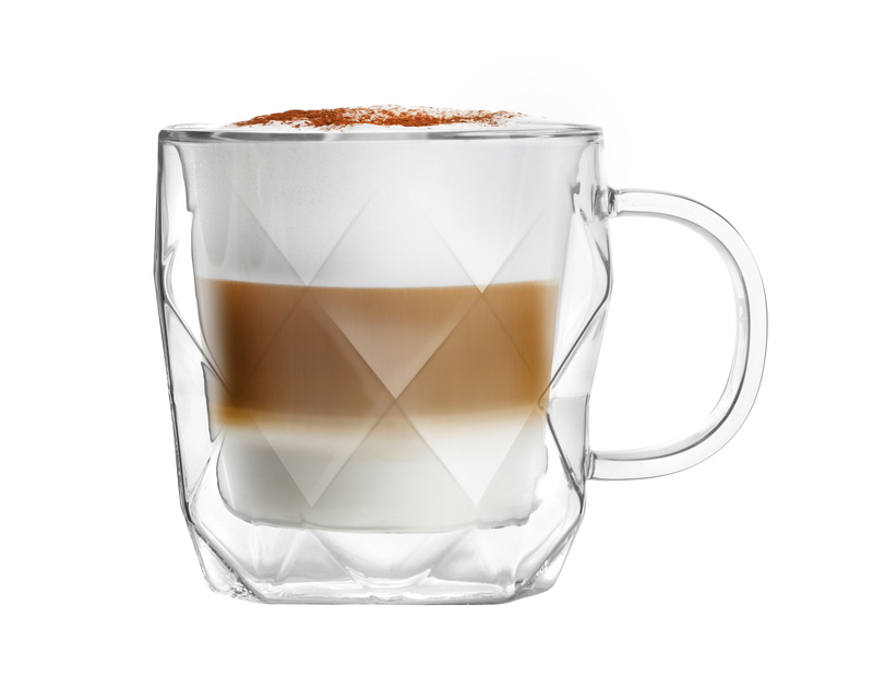 Vialli Design - Kubek z podwójną ścianką Geo 450 ml