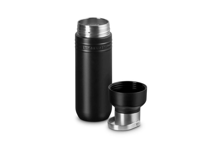 Le Creuset - Butelka termiczna na wodę 1000 ml czarna