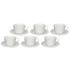 La Porcellana Bianca - zestaw 6 filiżanek do herbaty ze spodkiem 180 ml Bosco