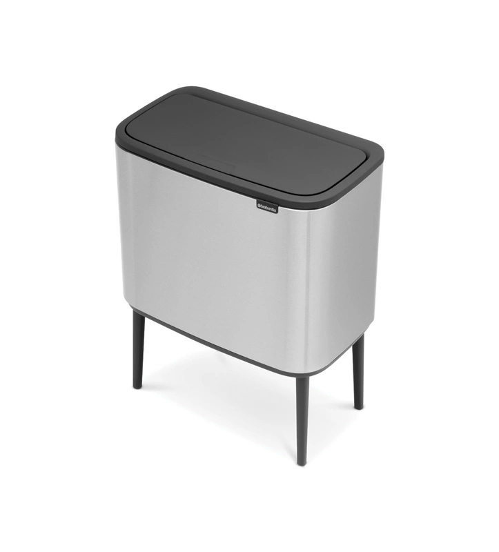 Brabantia - kosz na śmieci Bo Touch Bin 33L (3 x 11) stal matowa FPP