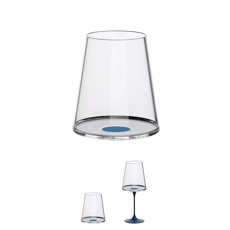 Trebonn - SplitGlass - Klieliszek do czerwonego wina niebieski 2szt