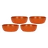Rose&Tulipani - zestaw 4 misek do sałatek 20 cm Concerto Arancione
