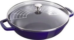 Staub - żeliwny wok niebieski 30 cm