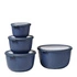 Mepal - Zestaw 4 misek Cirqula okrągła 500 1000 2000 3000 denim