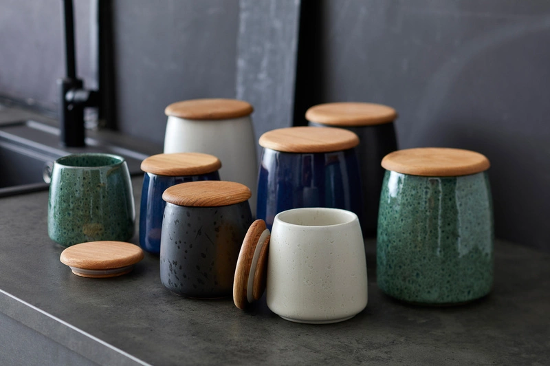 Bitz - Pojemnik z pokrywą 12 cm Green