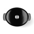 KitchenAid - garnek żeliwny owalny 5,6L Onyx Black