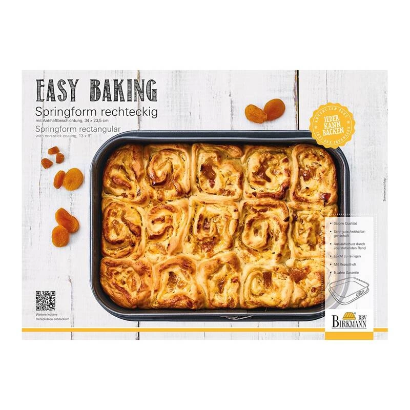 Birkmann - Tortownica prostokątna EASY BAKING 34 x 23,5 cm