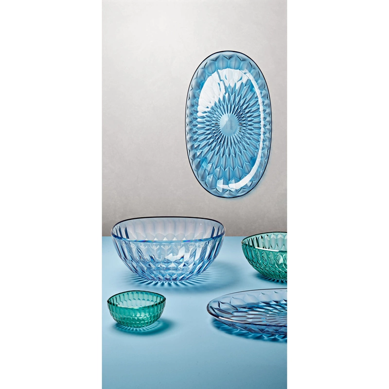 Guzzini - Taca owalna 32 cm - błękitna