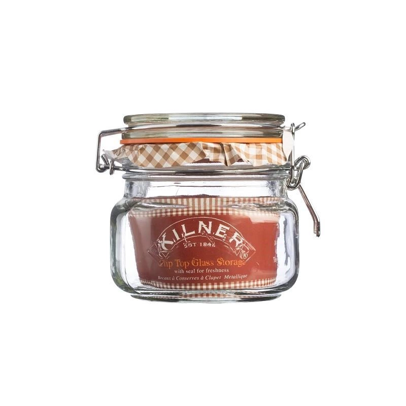 Kilner - Słoik 0,5l, Square Clip Top Jar