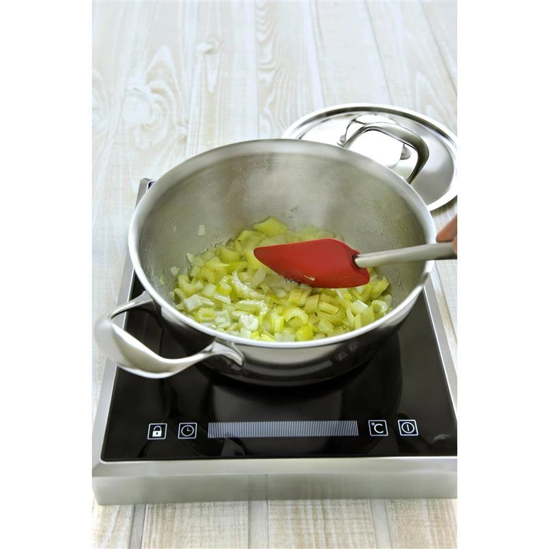 Demeyere - patelnia głęboka 2H z pokrywką 28 cm Atlantis