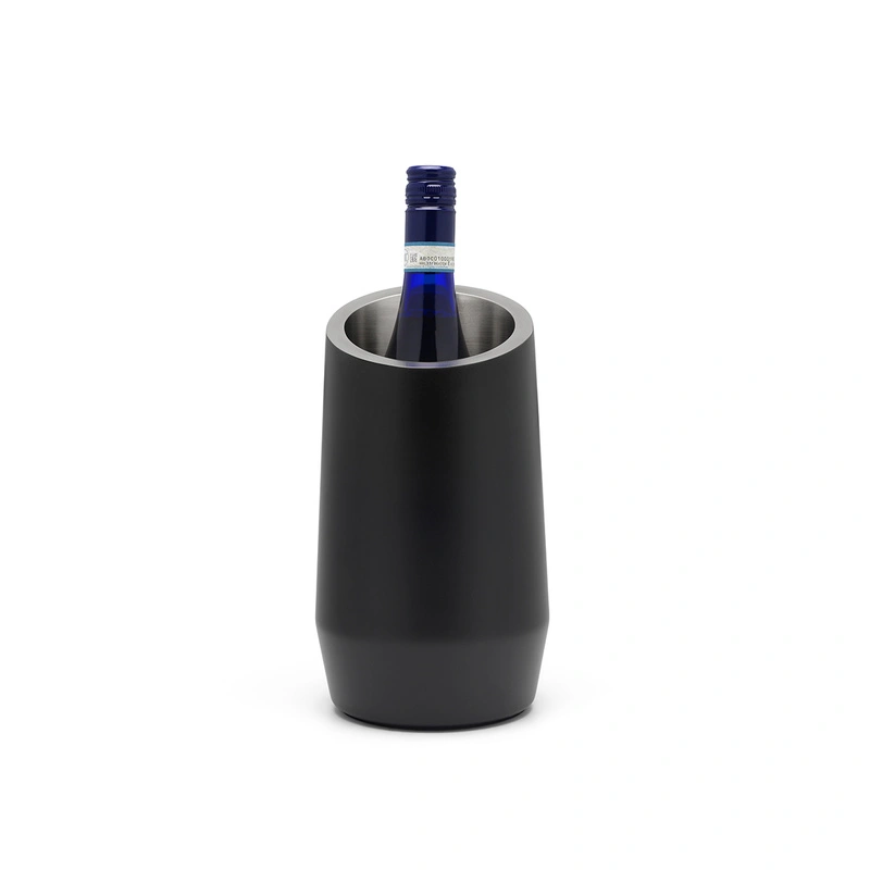 Leopold vienna - Cooler do wina z podwójną ścianką - czarny mat