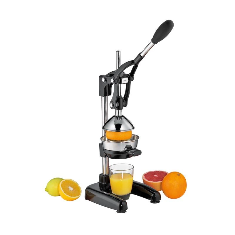 Cilio - wyciskacz do cytrusów, 18x23x43 cm, czarny błyszczący Amalfi