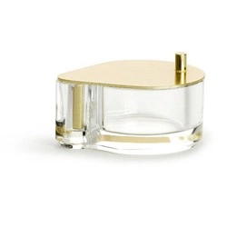 Sagaform - kryształowy świecznik na tealight, 7,5 x 6,5 x 3,5 cm Winter