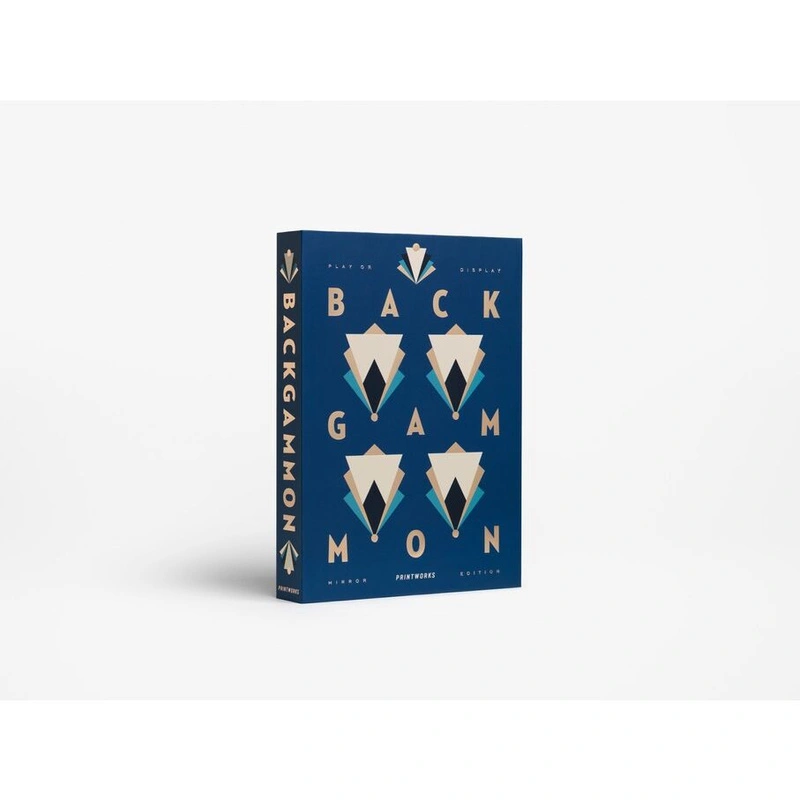 Printworks - Backgammon - granatowe/miedziane