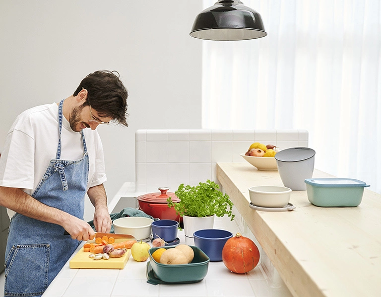 Mepal - Miska Cirqula prostokątna 500ml Nordic Lilac