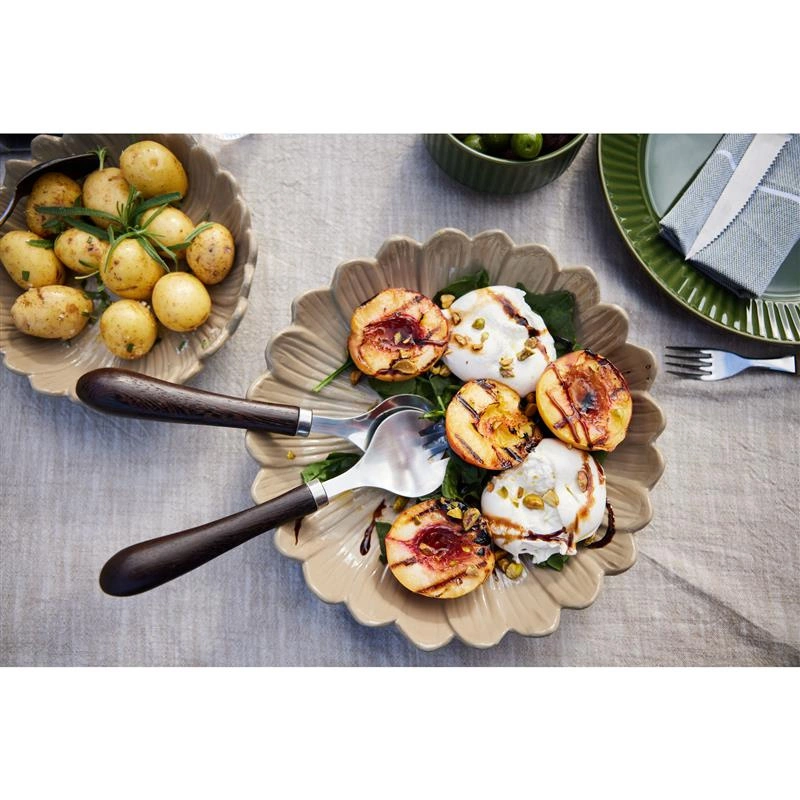 Sagaform - talerz głęboki, dolomit, śred. 20x 5 cm, beżowy Dagny