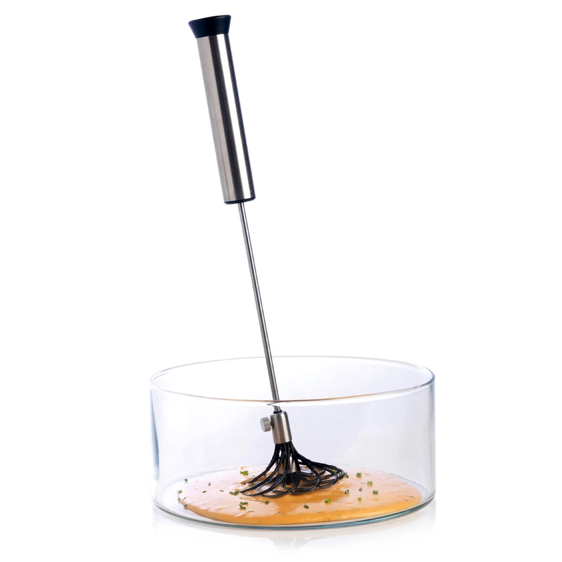 Mastrad - Trzepaczka błyskawiczna, czarnasrebrny, czarny