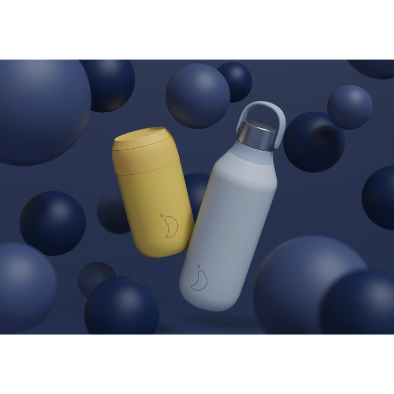 Chilly's Bottles - Butelka termiczna Chilly's 500ml Jasnoniebieski Series 2