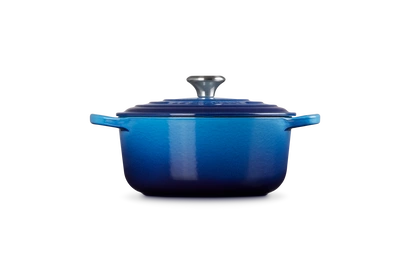 Le Creuset - garnek żeliwny Signature 20 cm 2,4 l azure