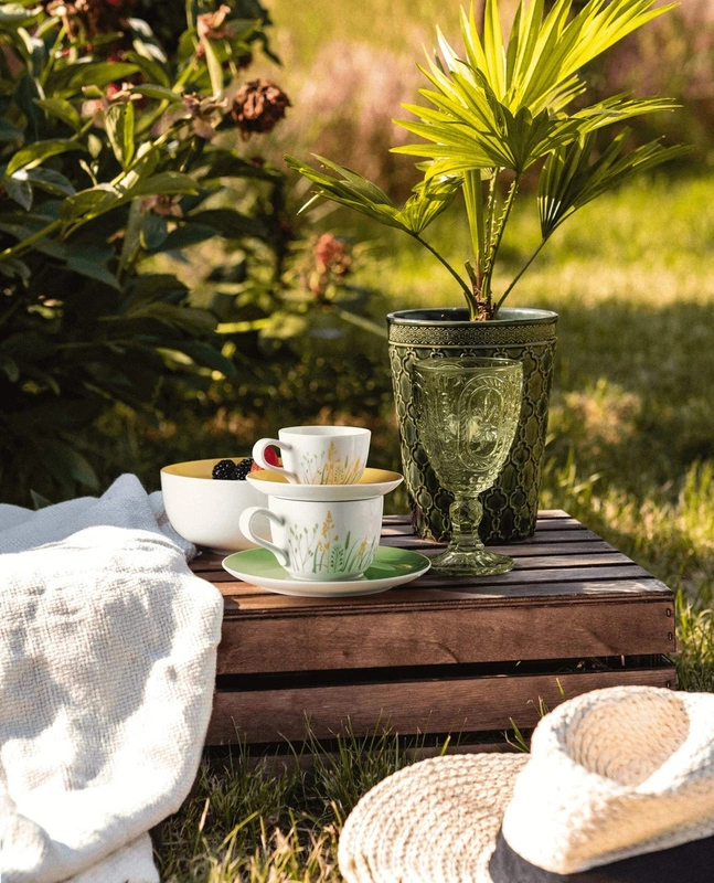 Seltmann - MEADOW GRASSES CURRY Serwis kawowy dla 6 osób