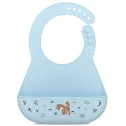 Mepal - Śliniak silikonowy z kieszonką Mio Forest Friends