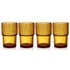 Bitz - Szklanki Kusintha 4 szt. 380 ml Amber