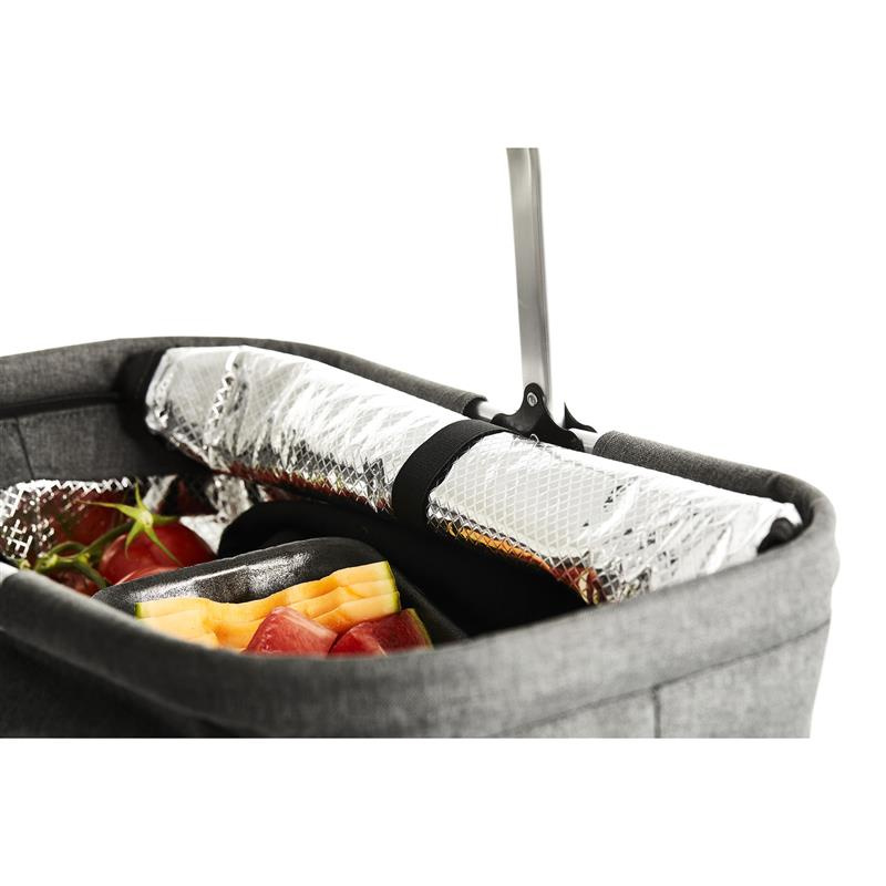 Sagaform - kosz termiczny City, 46 x 21 x 28 cm, szary Outdoor Eating