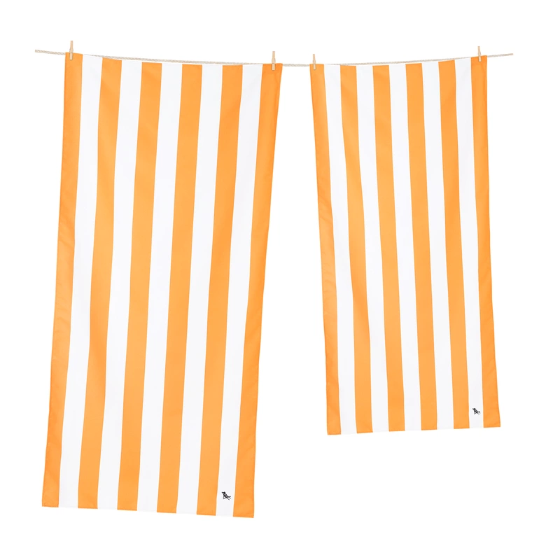 Dock & Bay - Ręcznik plażowy, szybkoschnący - Ipanema Orange XL 200x90cm