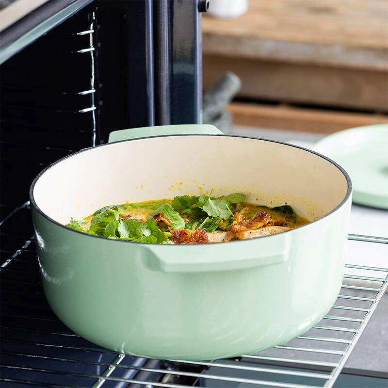 KitchenAid - garnek żeliwny 5,2L Pistachio