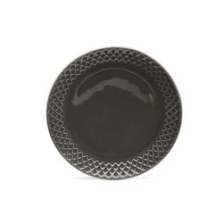 Sagaform - talerz, szary, ceramika, śred. 20 cm Coffee & More