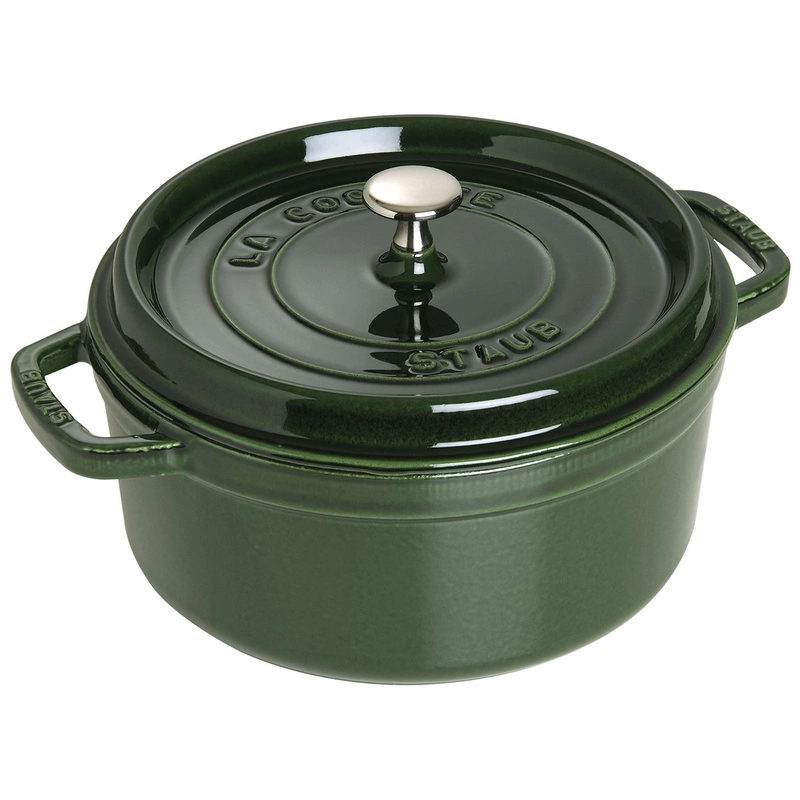 Staub - garnek brytfanna żeliwna zielona 3,8 l 24 cm