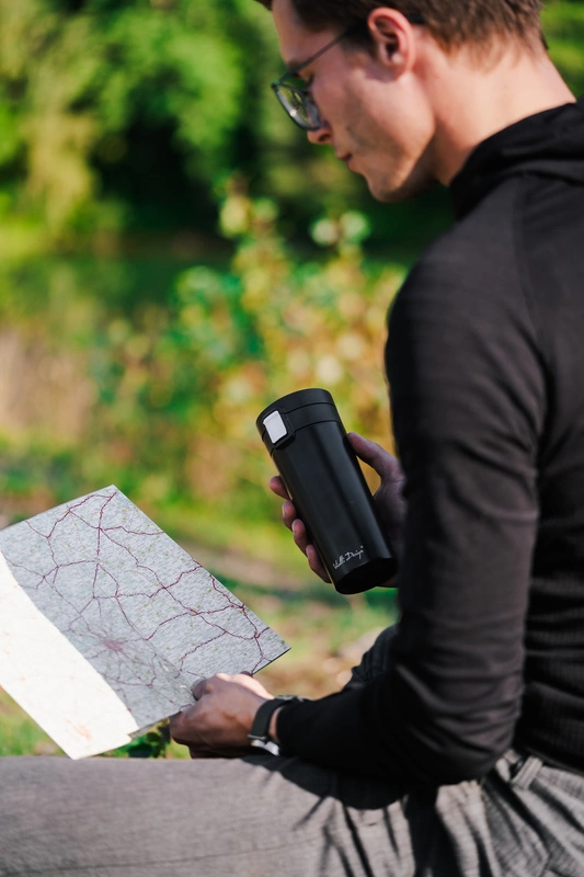 Vialli Design - Kubek termiczny 400ml FUORI grafitowy