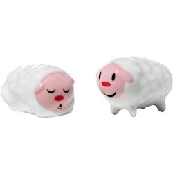 A di Alessi - 2 figurki, owieczki TINY LITTLE SHEEP