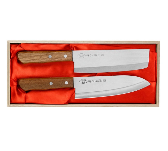Satake - Tomoko Zestaw Santoku + Nakiri