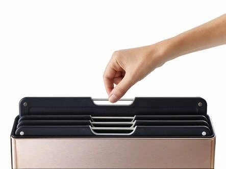 Joseph Joseph - Zestaw 4desek do krojenia RoseGold FolioSteel