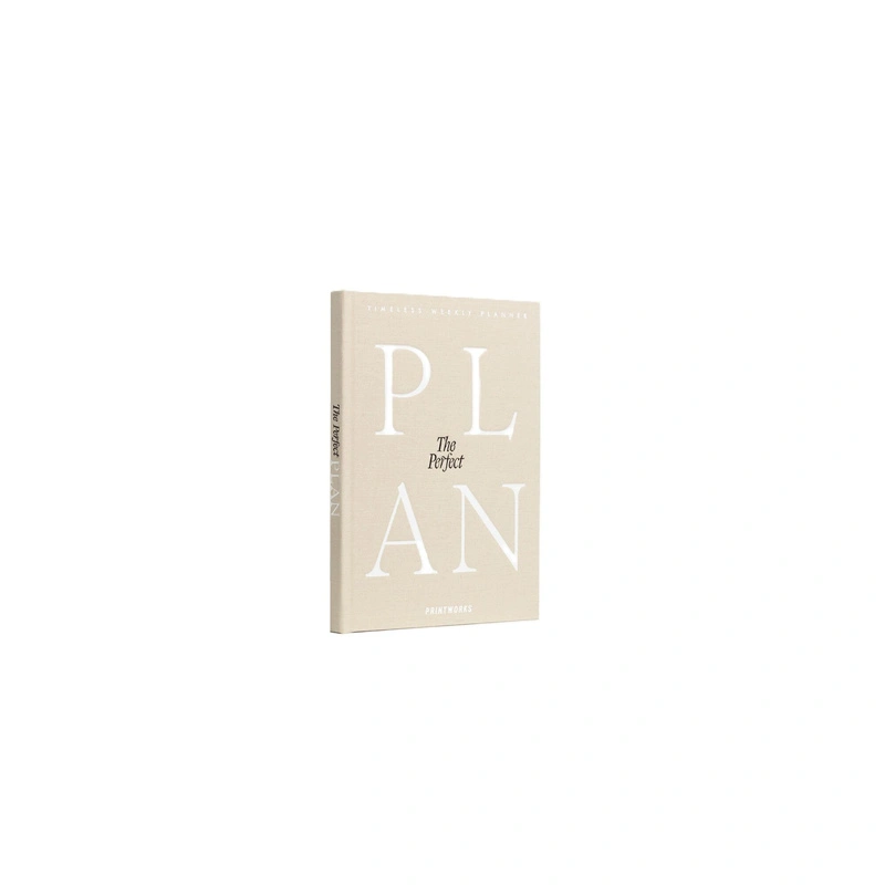 Printworks - Planer tygodniowy- The Perfect Plan, Beżowy
