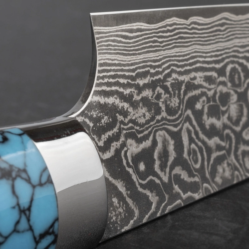 Takeshi Saji - BTQ R-2 Black Nóż Szefa kuchni 18 cm