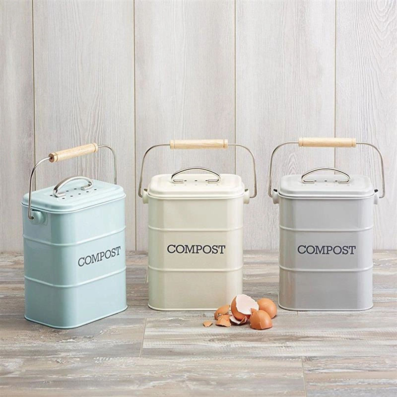 Kitchen Craft - pojemnik na kompost kompostownik szary