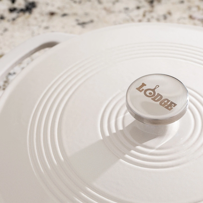 Lodge - Garnek żeliwny emaliowany 3.5L Oyster