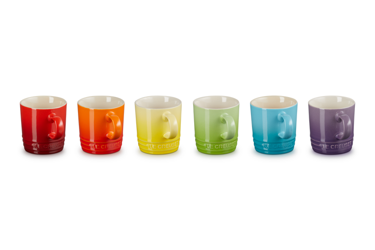 Le Creuset - zestaw 6 kubków 100 ml Rainbow