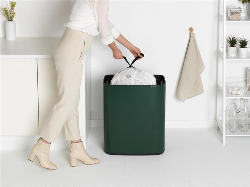 Brabantia - Kosz na śmieci Touch Bin BO 60L zielony Pine Green
