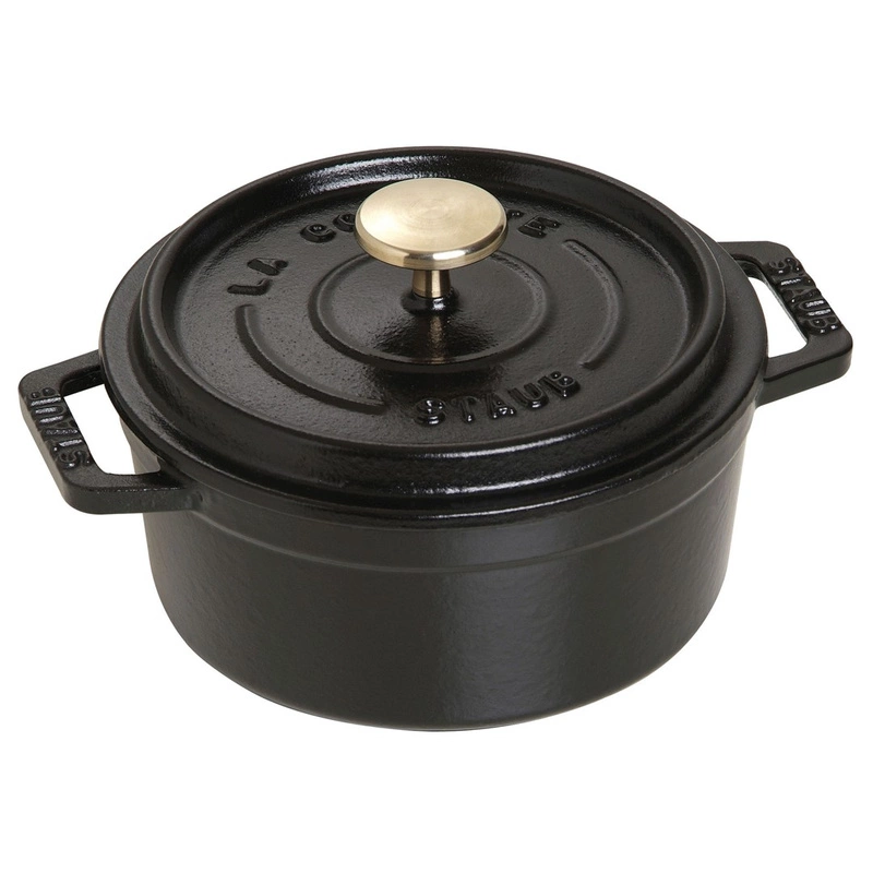 Staub - garnek żeliwny mały 0,4 l czarny